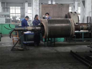 電機(jī)殼裂痕、軸磨損修復(fù)